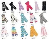 BONAMART ® Baby Toddler Bunte Cotton Boys Girls Tight Socks Knitted Legging Leg Warmer Cute Pattern