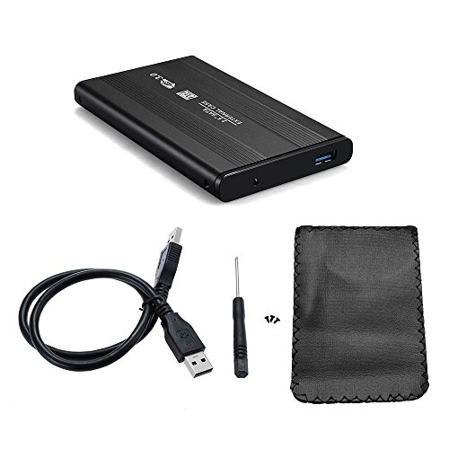 BlueBeach® USB 3.0 Festplatte Externes Gehäuse Aluminium Gehäuse für 2,5 Zoll SATA III Festplatte und SSD - 7