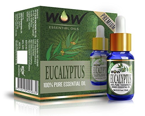 WOW EUCALYPTUS OIL (PACK OF 1) RS.299 (46.00% Off) - Amazon