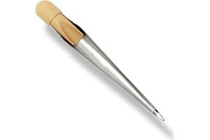 FCOUIID Marine Rope Splicing Spike FID with Wood Handle, Swedish Style, 304 Stainless Steel for Line Wire Diameter: Small 1/8" to 1/2", Medium 1/2" to 1", Large 1" and up