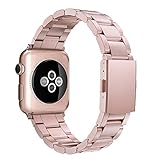 Cambiar la correa dentro de los 10 segundos: Adoptamos el mejor conector de acero que encajan perfectamente reloj de manzana. Es capaz de cambiar el conturino cada vez que desee sin ningún tipo de herramienta