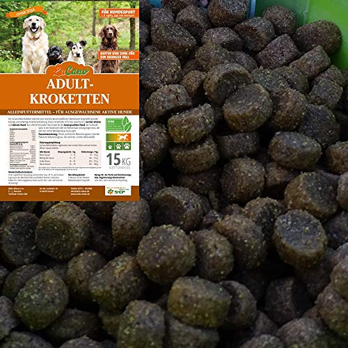 LuCano Metaphys 15 kg Adult Premium de krokette soja sin/con Biotina y zinc para ser sedoso/de pelo para perros activa