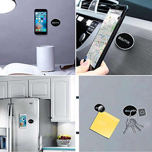 MoutikÂ® Supporto Smartphone Magnetico Adesivo Universale Auto Magnete Portable per iPhone7 / 7plus/ 6s/ iPhone 6 / 6 Plus/ 6s Plus / 5 / 5S / 5C / 4 / 4S, Samsung Galaxy S6 / S5 / S4