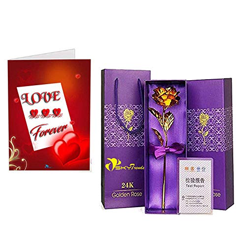 Sky Trends 24K Gold Rose for Girl friend, Wife