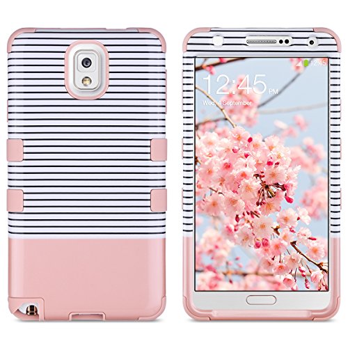 Note 3 caso Galaxy Note 3 Funda Carcasa ULAK serie colorida resistencia de choque 3in1 anti deslizamiento caso de la nota 3 h brido con la caja dura flexible suave del protector de la piel del silic n interno - oro de rose reviews Note 3 caso Galaxy Note 3 Funda Carcasa ULAK serie colorida resistencia de choque 3in1 anti deslizamiento caso de la nota 3 h brido con la caja dura flexible suave del protector de la piel del silic n interno - oro de rose