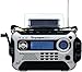 Kaito Voyager Pro KA600 Digital Solar/Dynamo AM/FM/LW/SW & NOAA Weather Emergency Radio with Alert & RDS Silver RS.11024.00