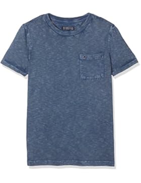 Tommy Hilfiger Jungen T-Shirt Ame GMD Pocket CN Tee S/S