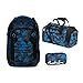 Price comparison product image Ergobag School Rucksack Set 3 Pieces Blue Triangle 9d6 Dreiecke Blue