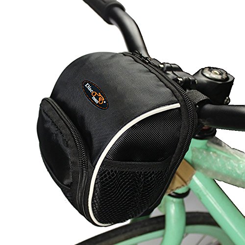 Disconano Fahrrad-Lenkertasche mit regendichter Schutzhaube - 8
