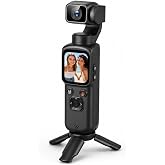 4K Vlog Camera, Gimbal CAM with Face Tracking, 180&deg; Rotating Lens, WiFi Vlog Camera for Sports and Vlogging, Travel