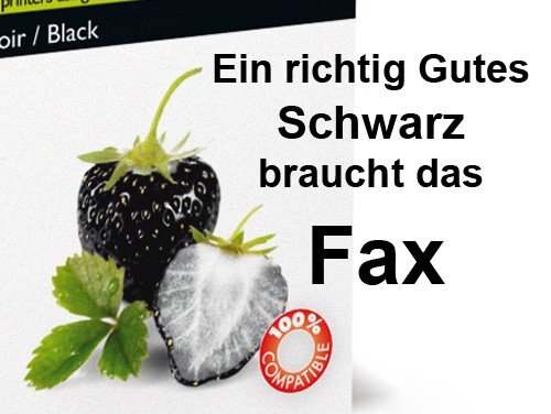 Druckerpatrone (black) für Olivetti FJ31 (wiederaufbereitete-Faxpatrone FJ 31), 16ml - 2