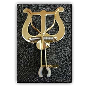 Lyre En Laiton Soundman Pour Cor Chromatique - Porte-Partitions Stable Pour Défilés Et Concerts