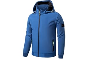 TONY BACKER Giacca Leggero Uomo Giubbotto Casual Giubbino Bomber Leggera Casual da Uomo Primavera/Estate/Autunno