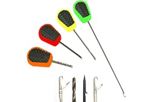 QDOS UNGROL 4 Piece Carp Coarse Fishing Needle Set (Sharp, Stainless Steel)