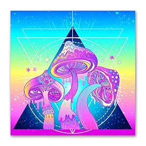 Tamatina Wall Posters | Trippy Posters | Psychedelics | Freaky | Pubs | Caf? | Disco | Boys Room | Laminated | Tearproof |Size-92X92 cms.a338