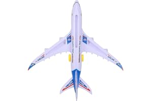 ZERODIS Modèle d'avion Simulation Jouet d'avion avec Son et Lumière Cadeau de Noël d'anniversaire pour Enfants 3 4 5 6 7 Ans