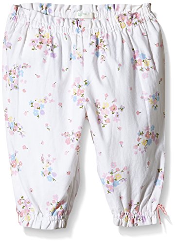 United Colors of Benetton Baby-Girls 4SK25545E Trouser, White (Floral), 9-12 Months (Manufacturer Size:74)
