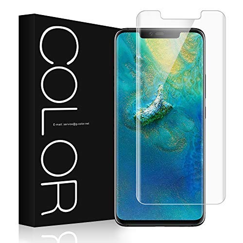 G-Color Huawei Mate 20 PRO Pellicola Protettiva in Vetro, Huawei Mate 20 PRO [3D] [Full Colla] [ad Alta sensibilità] Pellicola Proteggi Schermo in Vetro temprato per Huawei Mate 20 PRO