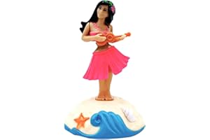 FURTRYVL Danseuse Hawaienne Voiture Qui Bouge, Poupée Hawaïenne Dansante, Danseuse Hawaienne Voiture Figurine Tableau De Bord Figurine, Décoration de Tableau de Bord Poupée pour Voiture