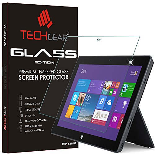 TECHGEAR Vidrio Compatible con Microsoft Surface 2 (Pulgada 10.6