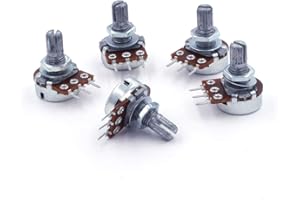 SR PASSIVES 5x Potentiomètre mono linéaire Axial 100KΩ B100K pour PCB