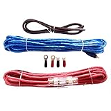 - Vergoldete Kontakte an Chinchkabel , Ringösen und Sicherungshalter -