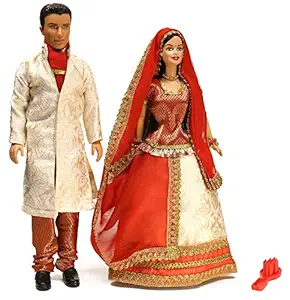 Barbie and Ken in India (Color & Design may vary)