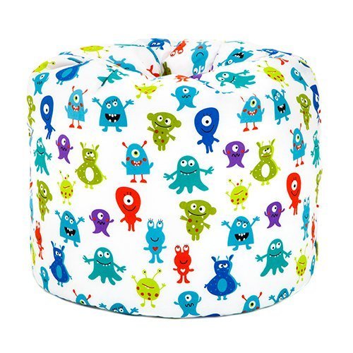 Monsters Aliens Signs Print Children's Ready Filled Fun Bean Bag Seat Kids Furniture