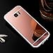 Produktbild Hancda Hülle für Samsung Galaxy S7, Elegant Simple Hülle Case Schutzhülle Ultra Dünn Slim Tasche Spiegel Silikonhülle Handyhülle Cover Transparent Bumper Handytasche für Samsung Galaxy S7 - Rose Gold