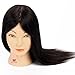 Neverland Beauty 16 Inch 100% Real Human Hair Hairdressing Cosmetology Training Head Mannequin Head Hairdresser Training Head w/Clamp For College and Professional Use #2