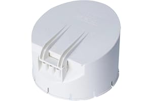 EXTRWORY 50-160 mm Anti olor y anti insectos Drenaje de agua de lluvia cubierta filtro conector tubería válvula antirretorno con abrazadera (75 mm)