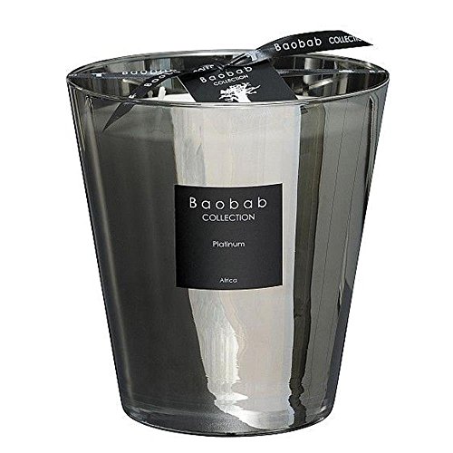 Baobab Max16PLA Platinum Bougie, Cire de Bougie, 16 x 10 x 16 cm.