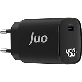 Juo 45W GaN Led Ekranlı Type-C PD Şarj Cihazı iPad & Android & Notebook Uyumlu Şarj Aleti