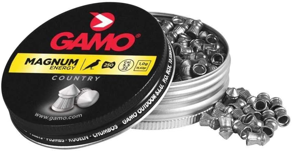Gamo Magnum - 250 Balines en Caja de Metal, 5.5 mm
