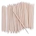 Imported 100pcs Wood Stick Nail Art Cuticle Pusher Manicure Pedicure Tools RS.385.00