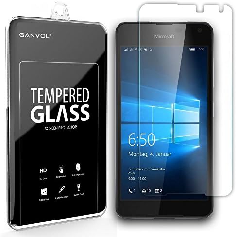 Ganvol Premium Tempered Glass Screen Protector for Microsoft Lumia 650