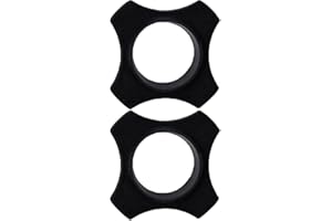 Ericetion 2 Anillos de Silicona Antideslizantes para micrófonos inalámbricos - Fundas Protectoras para Evitar el Deslizamiento de Dispositivos de micrófono