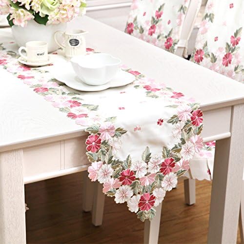 Table runner/embroidery table runner/ garden flag/ table runner/tea table runner -A 40x258cm(16x102inch)
