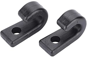 QIILU SolUptanisu Plastic J Hooks,Nylon J Hook,Kayak J Hook Hook,10Pcs Boat J Hook Hook Lashing Hook Mooring Hook J Hooks Boat Access Kayak Canoe, Black