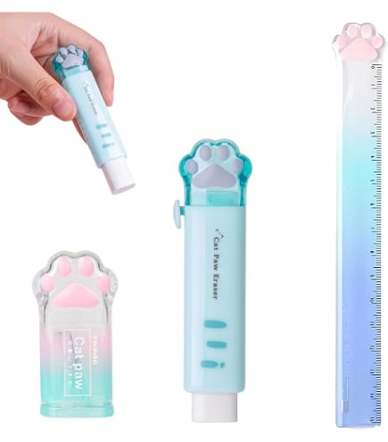 Taille-crayon mignon en forme de patte de chat - Fournitures scolaires - Cadeau idéal pour les enfants