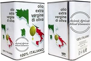 AZIENDA AGRICOLA MICELI DOMENICO Olio extravergine D'Oliva Biologico 3 Litri - Mono Varietale Biancolilla 2023 Italiano Olio Delicato