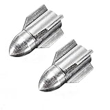 FamilyMall Audew® Silver MTB Tyre Bicycle Valve Cap Road Mountain Bike Tire Wheel Mouth Cover Dust 2pcs