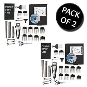 2X Wahl 79524-800 Chrome Pro 25 pcs Hair Clipper Kit - Image 2