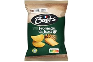 BENEDICTA BRET'S - Chips Au Fromage Du Jura 125G - Lot De 4
