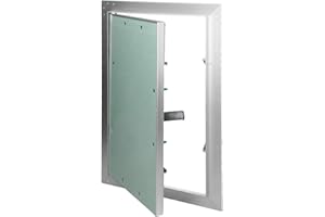ECD Germany Trappe de Révision Visite 250 x 400 mm - Plaque de plâtre 12,5mm - Porte Mur de Maintenance Panneau Volet d´Inspection Nettoyage Entretien de Accès Contrôle 25x40cm pour locaux humides