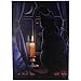 Produktbild Midnight Vigil - Large (70cm x 50cm) - Black Cat at Night in Window with Candle - Fantastic Design by Artist Lisa Parker - Canvas Picture on Frame Wall Plaque / Wall Art by Lisa Parker