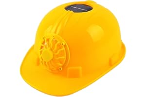 Elmetti industriali - Caschi da lavoro con raffreddamento solare con ventola solare | Elmetto regolabile Elmetto protettivo Elmetti di sicurezza per lavori in altezza e su ponteggi Firulab