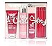 Umberto Giannini A Curl Story Gift Set Full Size Products - Curl Friends Scrunching Jelly, Curl Friends Defining Mousse, Curl Friends Nourishing Oil & Umberto Giannini Bendy Rollers x8