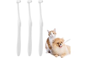 KALIONE Szczoteczka do zębów dla kota, kota, psa, nano szczoteczka do zębów z ultra miękkim włosiem, pielęgnacja zębów dla zwierząt domowych, higiena jamy ustnej, szczoteczka do zębów dla wrażliwych dziąseł