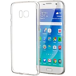 ELZO Funda Samsung Galaxy S7 Edge 5.5" - Carcasa Transparente TPU con Shock- Absorción y Anti-Arañazos Borrar Espalda Solo para Samsung Galaxy S7 Edge - Transparente